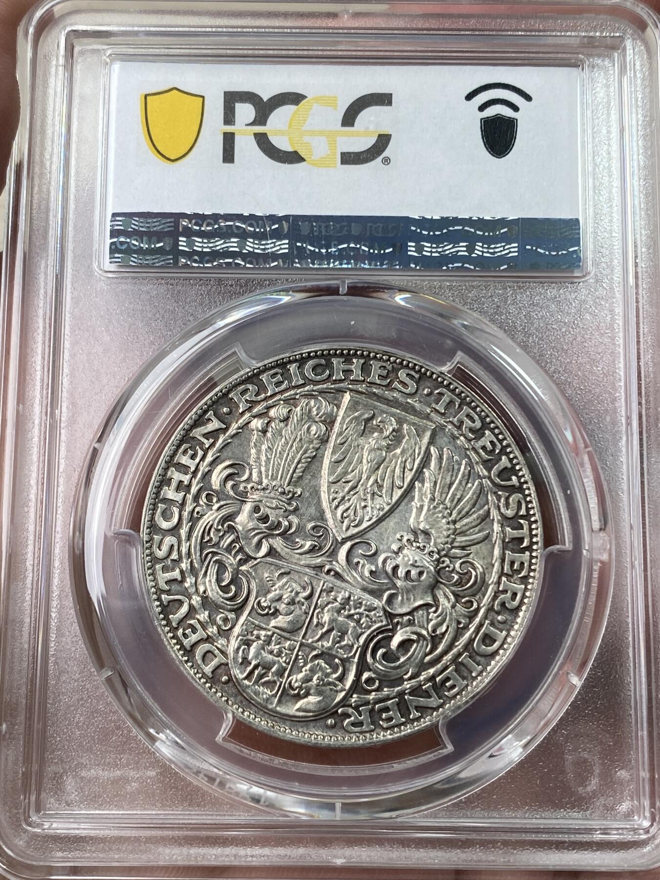 万国钱币拍卖第053期【万国秋季大拍上●周五周六两场连拍】 PCGS SP61 1927年德国魏玛共和国兴登堡总统80大寿5马克币章 卡尔哥茨作品 原味银霜感