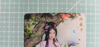 C先生卡牌 第14期 《神州百花谱》《Art系列》《人间传》持续收拍品中... - 【彩闪】卡将文创《花颜集·红楼梦》巧姐 艺术卡