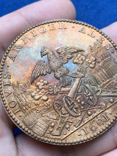 《竞宝斋》第429场 周日，周一，周二 3场连拍 （全场包邮） 法国青铜纪念章