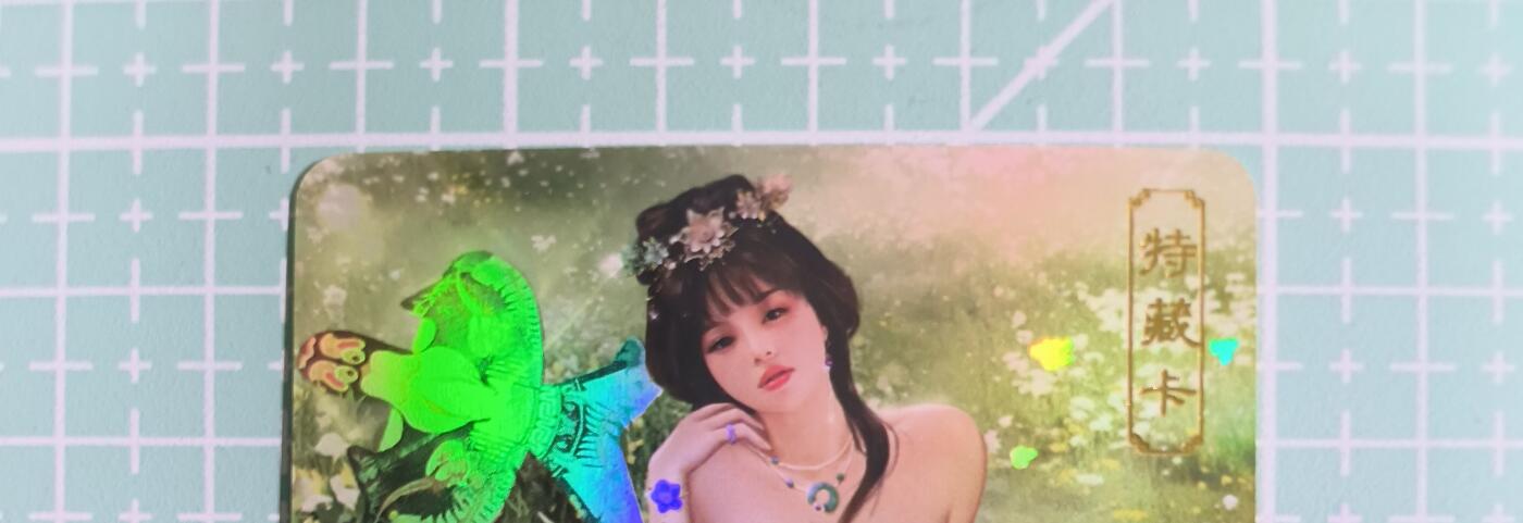 C先生卡牌 第14期 《神州百花谱》《Art系列》《人间传》持续收拍品中... 【彩闪】卡将文创《欲女传》花蕊夫人 艺术卡