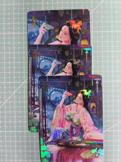 C先生卡牌 第14期 《神州百花谱》《Art系列》《人间传》持续收拍品中... - 【彩闪】焱卡文化《燎原·魅》毛嫱 双服饰+近景