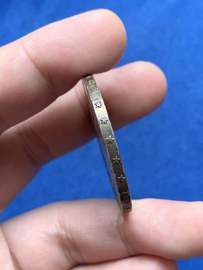 《竞宝斋》第429场 周日，周一，周二 3场连拍 （全场包邮） 法国1875年大力神5法郎银币 包浆带彩 细节也不错