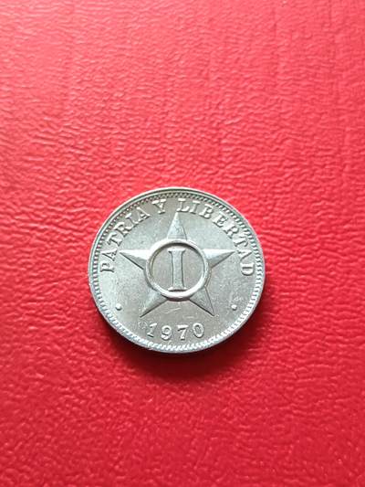 【云涧收藏】第七十二场 - 古巴1970年1分，UNC