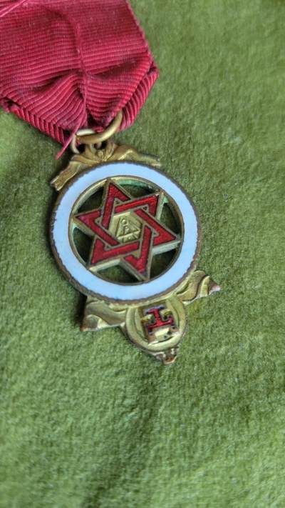 嘉宝良覃世界勋赏第17期拍卖 加拿大共济会大卫之星奖章