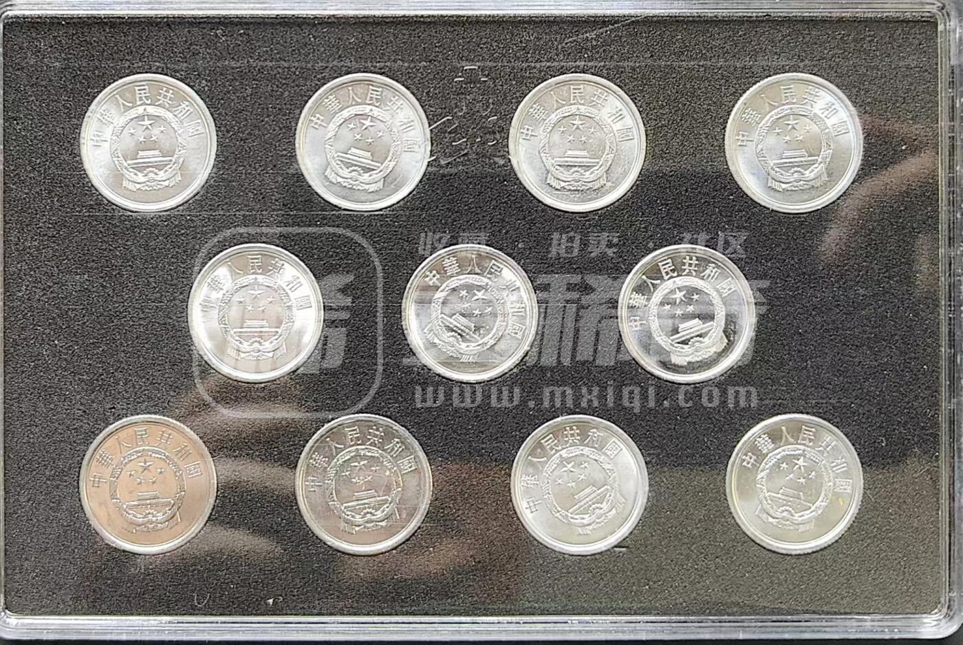 中国硬币2005-2017年1分钱硬币，套装小金刚全新卷拆品，其中14和16年没有发行!