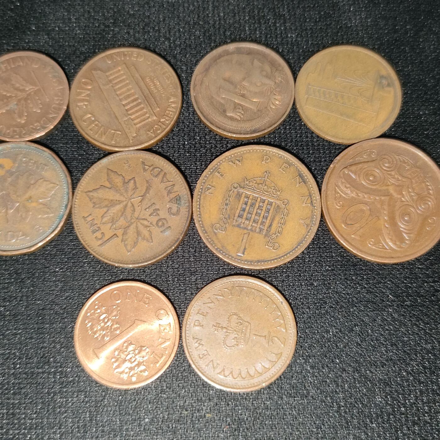 猩哥外币小铺➨【第197场】 硬币10个