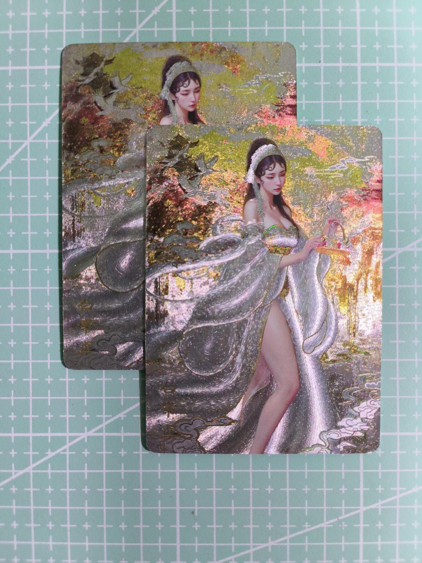 C先生卡牌 第14期 《神州百花谱》《Art系列》《人间传》持续收拍品中... 【幻彩粗闪】燎原×刷子《妖姬传》白素贞 双服饰