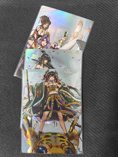 天玑星卡拍第130期《10.20周一截拍》持续收拍收评中 满赠卡需备注 - 卡玩帕克 异界水浒神姬 王英 马麟 柴进 全息雷雕 三张