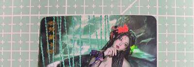 C先生卡牌 第14期 《神州百花谱》《Art系列》《人间传》持续收拍品中... - 【彩闪】卡将文创《异仙传》小青 艺术卡