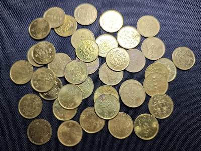 KK钱币收藏小铺  （套币 批量/好品散币 银币）专场  2月预留时间 周末发货 -  澳门一毫铜币一组36枚