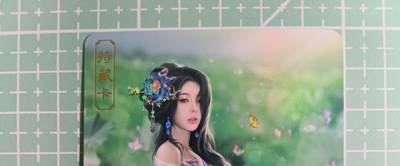 C先生卡牌 第14期 《神州百花谱》《Art系列》《人间传》持续收拍品中... - 【彩闪】卡将文创《绝代芳华》杜秋娘 艺术卡