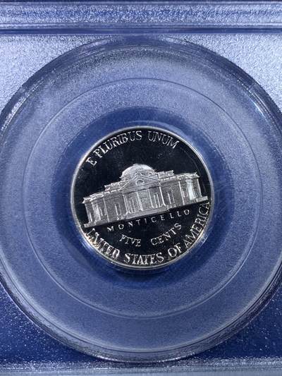 《竞宝斋》第429场 周日，周一，周二 3场连拍 （全场包邮） PCGS PR69DCAM 美国1992年S版5美分精制币 老盒