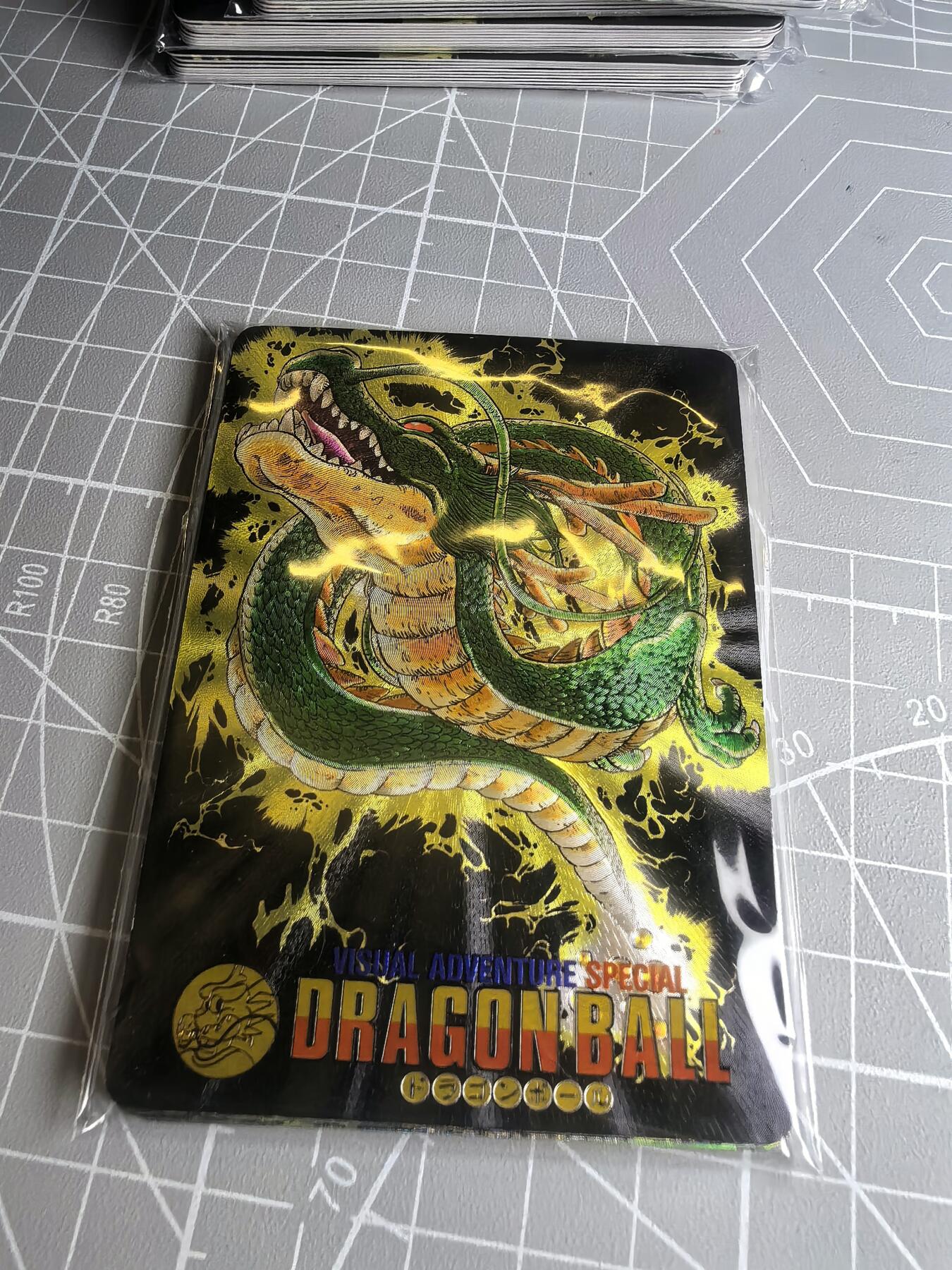 第二十六场拍卖 无佣金 不寄存 不寄存  不寄存 部分卡牌设有底价 拒绝小号抬价 大家放心拍 所有拍品全部有卡膜 自制卡牌 不包厂瑕 放大镜 品控 勿拍 流拍商品会循环 感谢大家支持 留个关注 谢谢 大卡道卡牌 龙珠神龙粗闪 9张 全新未拆
