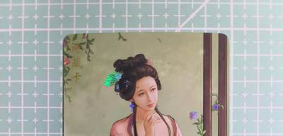 C先生卡牌 第14期 《神州百花谱》《Art系列》《人间传》持续收拍品中... - 【彩闪】卡将文创《花颜集·秦淮八艳》顾横波 艺术卡