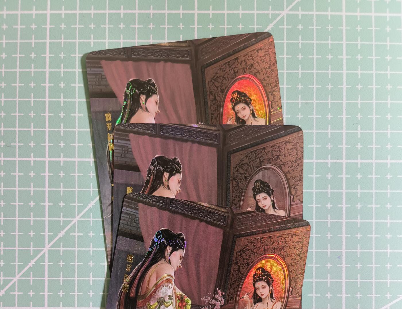 C先生卡牌 第14期 《神州百花谱》《Art系列》《人间传》持续收拍品中... 【彩闪】卡颜月色《风雅颂》上官婉儿 三渐变(第三张艺术)