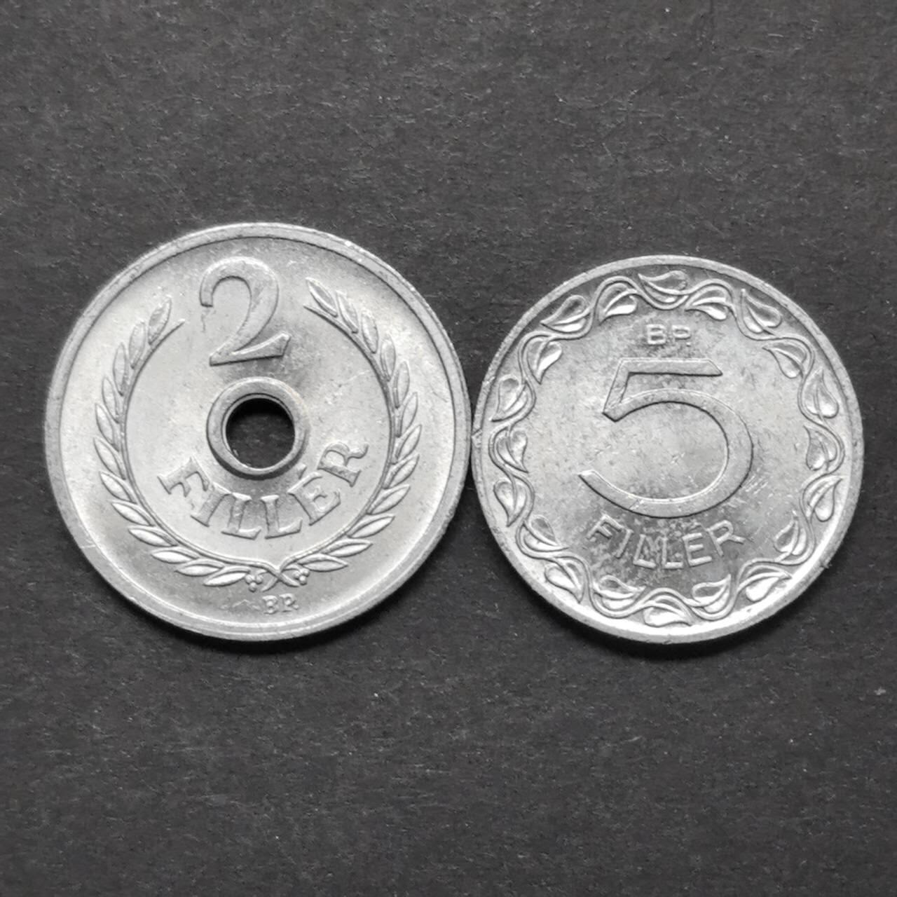 各国硬币第5期 无佣金 匈牙利不同2个
