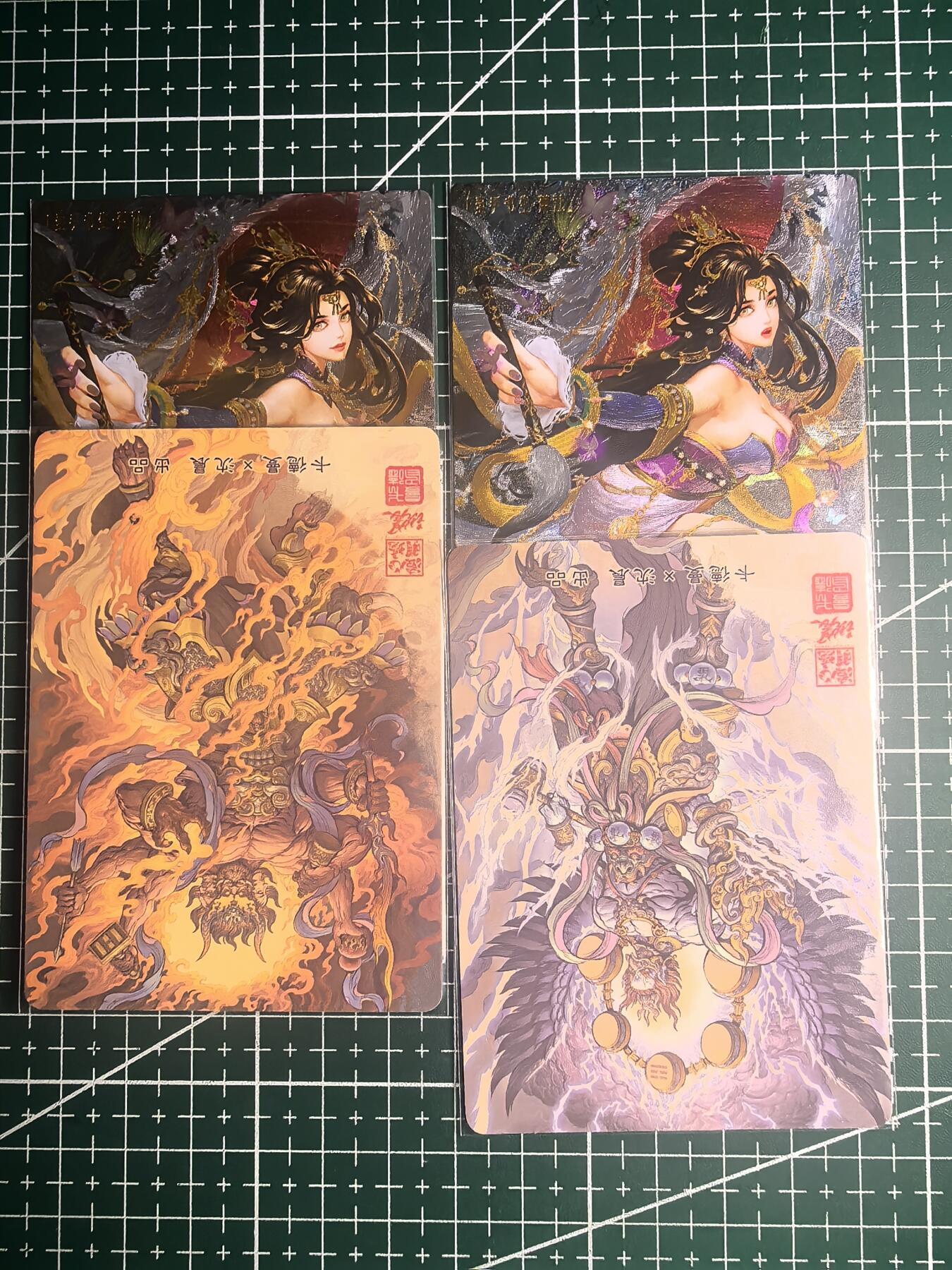 第二十六场拍卖 无佣金 不寄存 不寄存  不寄存 部分卡牌设有底价 拒绝小号抬价 大家放心拍 所有拍品全部有卡膜 自制卡牌 不包厂瑕 放大镜 品控 勿拍 流拍商品会循环 感谢大家支持 留个关注 谢谢 卡玩帕克 异界水浒 圣手书生萧让粗闪 双服饰2张