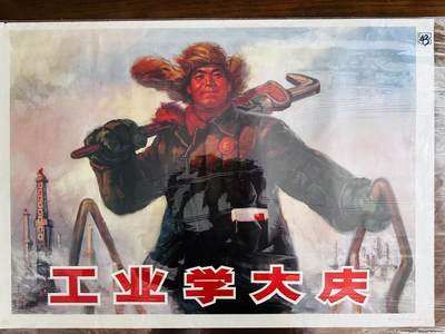 大连首届红藏暨第十一届全国连交会 红藏拍卖 - 工业学大庆 出版社：人民美术 开本：2 品相：9.5 年代：71.8