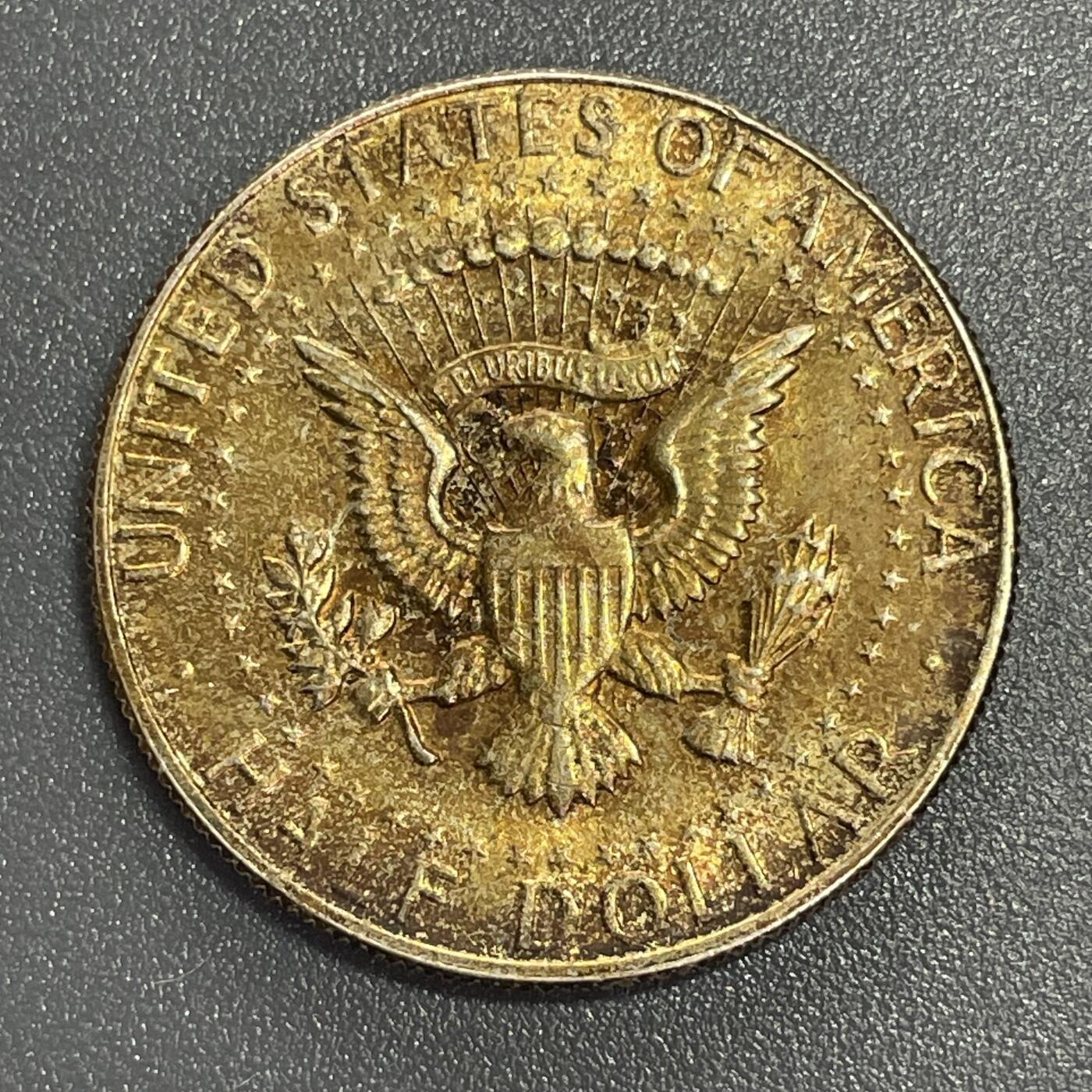回流1019 美国🇺🇸1967年半元银币 肯尼迪总统