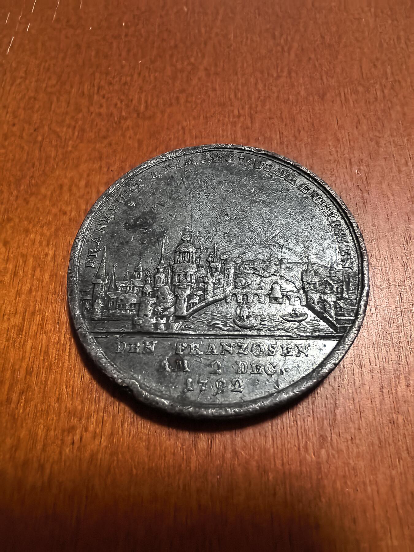长老汇蛇年精选第六十四场拍卖 1792德国黑森威廉九世景观泰勒，30.48克，40MM，非银币