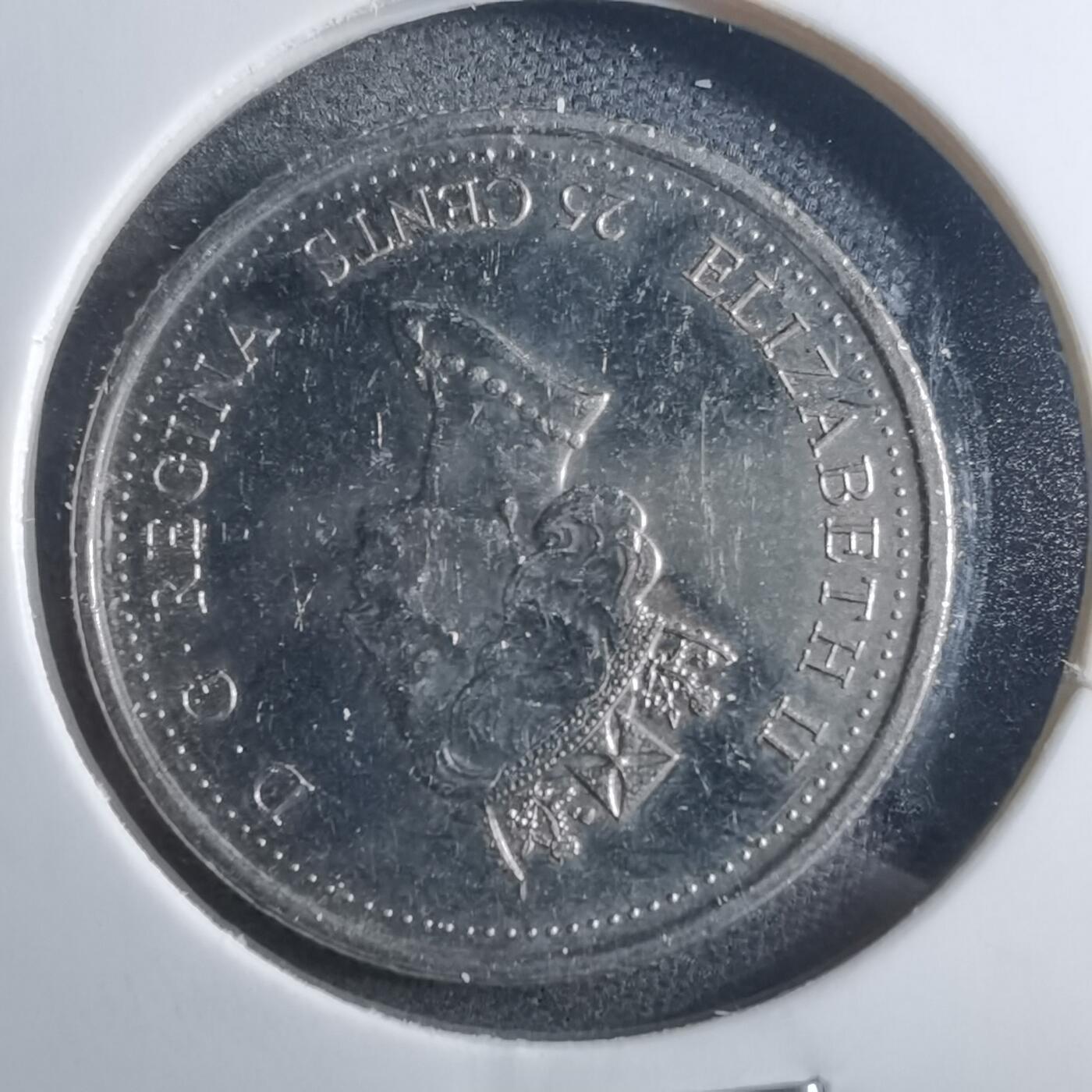 沼泽如烟--第879场 加拿大2000年25分纪念币
