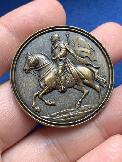 《竞宝斋》第429场 周日，周一，周二 3场连拍 （全场包邮） 竞宝斋 大寒之约限量纪念章 高浮雕版本 送拍可抵100元卖家佣金