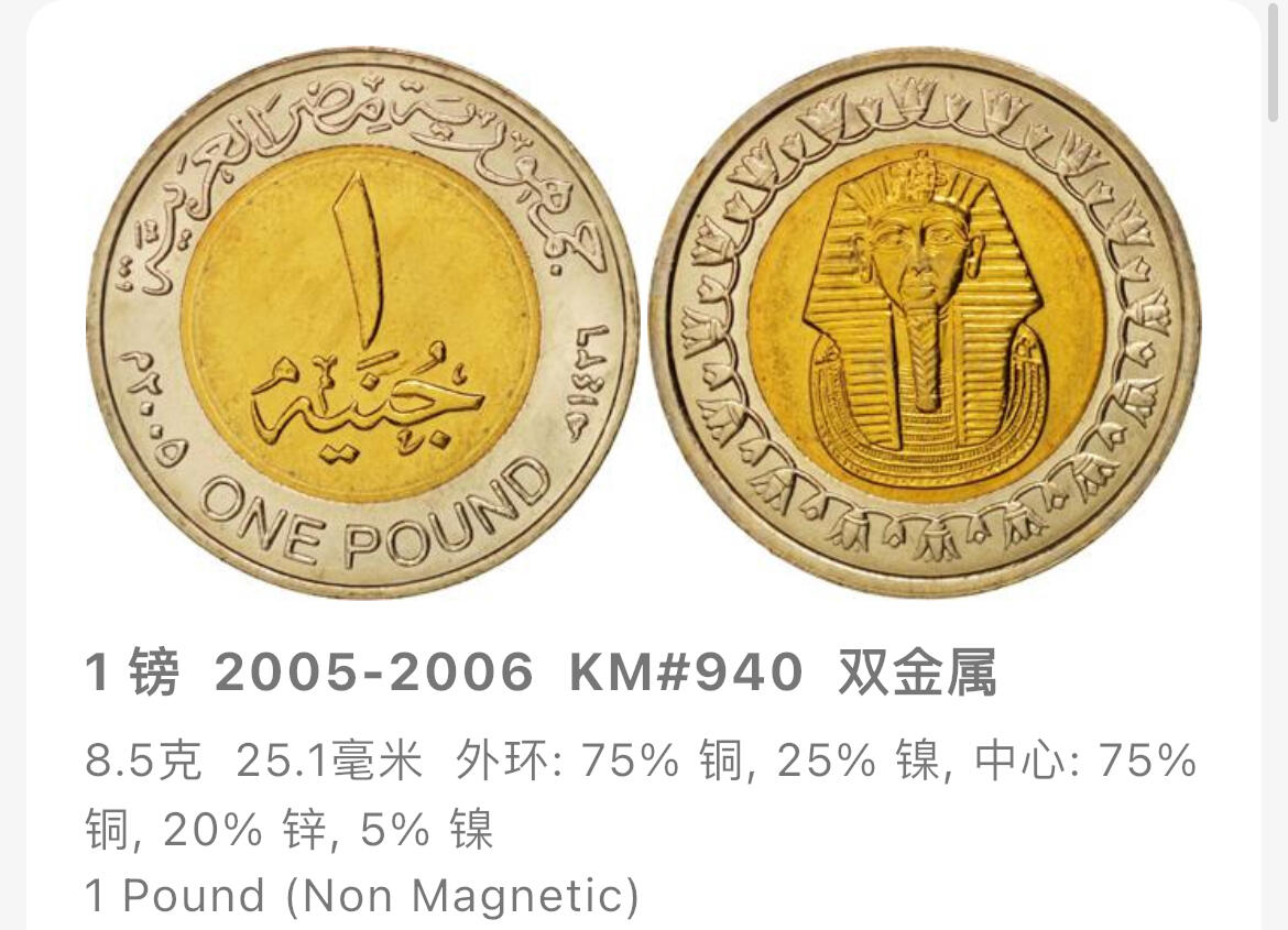 回流1019 全新埃及🇪🇬两枚 图坦卡蒙法老黄金面具和埃及艳后