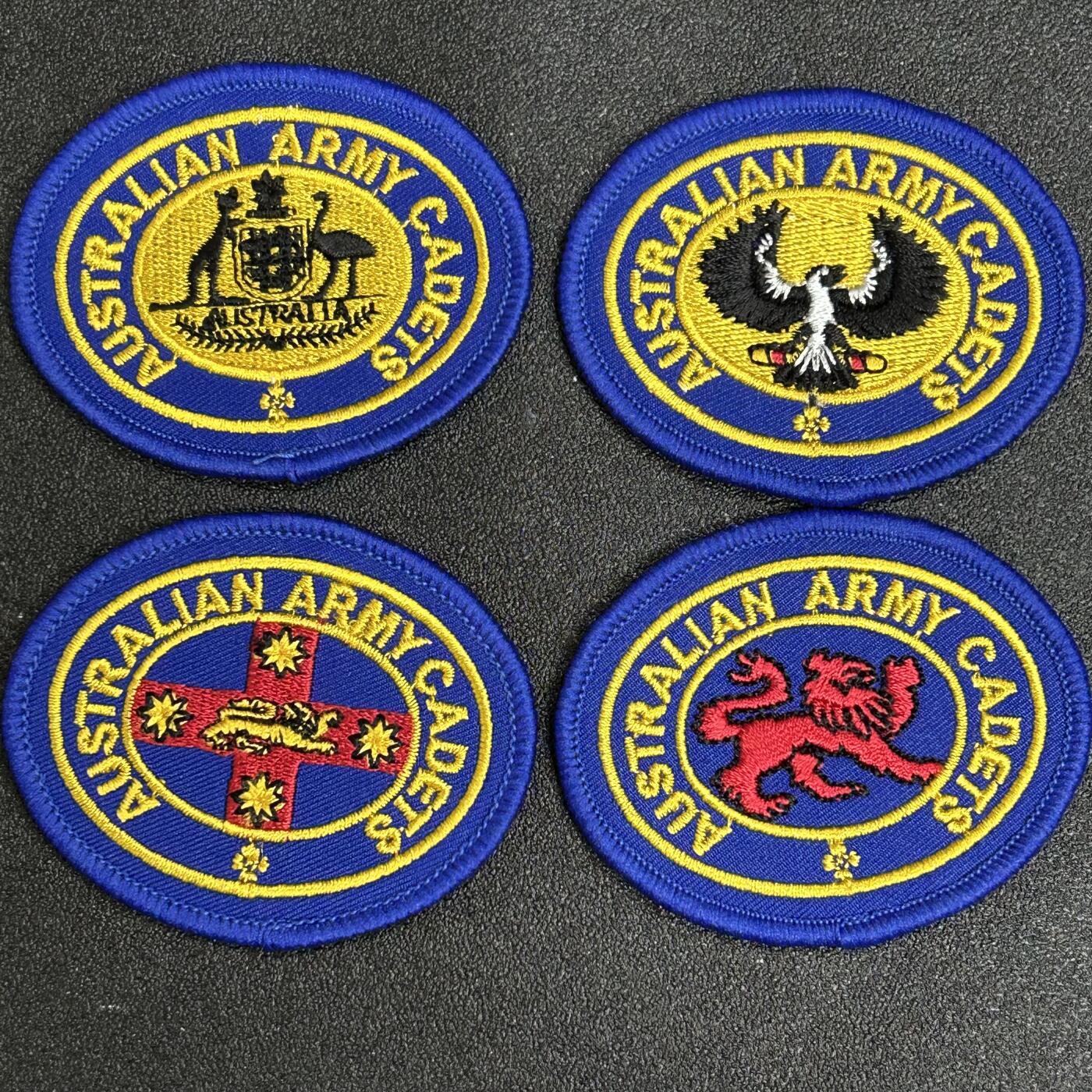 西秦中古拍卖第六十三期 澳大利亚陆军臂章一组4枚不同