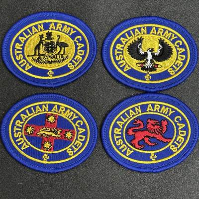 西秦中古拍卖第六十三期 - 澳大利亚陆军臂章一组4枚不同