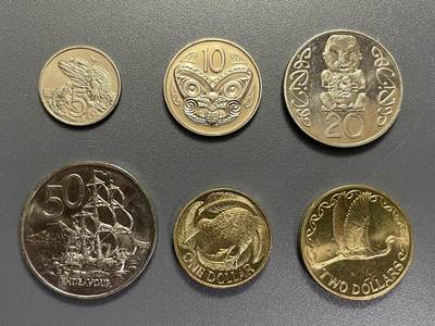 回流1019 - 新西兰🇳🇿1991年精制套币6枚