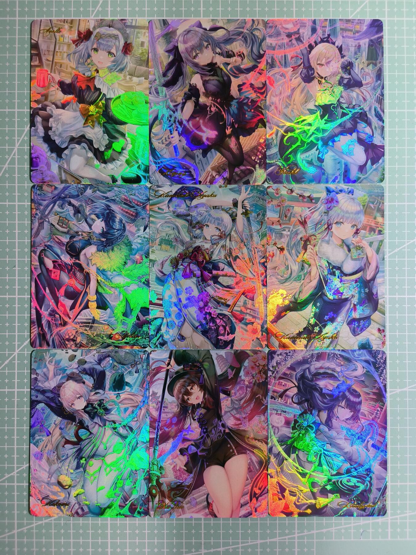 C先生卡牌 第14期 《神州百花谱》《Art系列》《人间传》持续收拍品中... 【彩闪】燎原正版《ACG系列》原神 9张