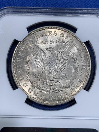 《竞宝斋》第429场 周日，周一，周二 3场连拍 （全场包邮） NGC MS64 美国 1921年 摩根1美元银币