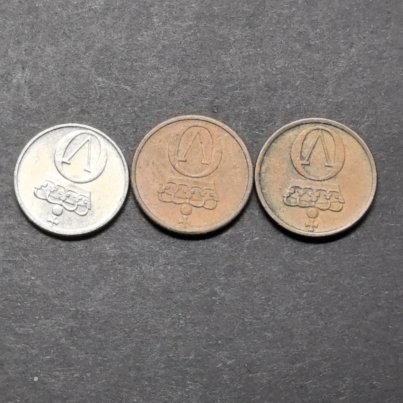 各国硬币第5期 无佣金 挪威 不同3个