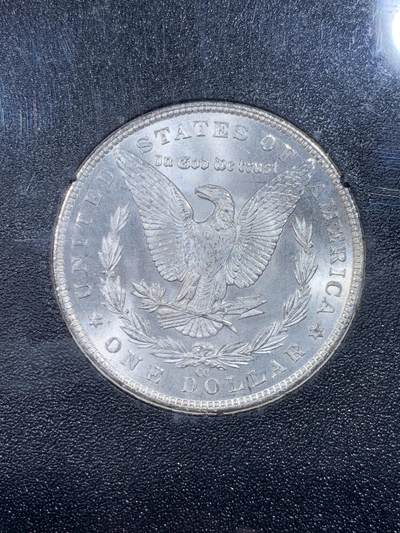 《竞宝斋》第430场 周日，周一，周二 3场连拍 （全场包邮） NGC MS65 美国 1883-CC 摩根 GSA大封装 卡森厂高分难得 十字转光