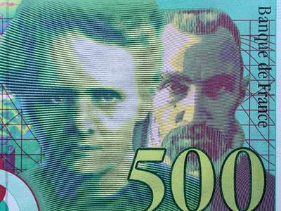 《竞宝斋》第430场 周日，周一，周二 3场连拍 （全场包邮） PMG 66EPQ 法国 1995年500法郎 末版 居里夫人