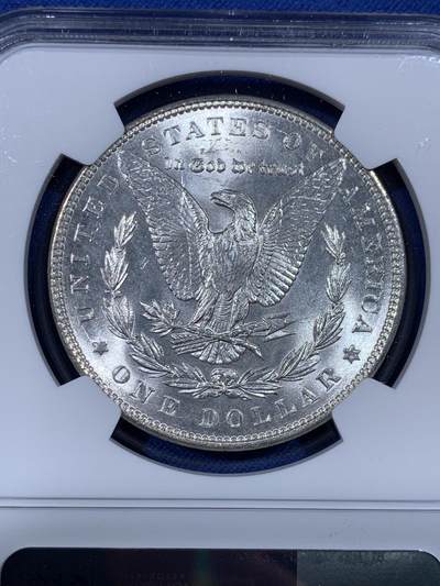 《竞宝斋》第430场 周日，周一，周二 3场连拍 （全场包邮） NGC MS63 美国1888年摩根1美元银币