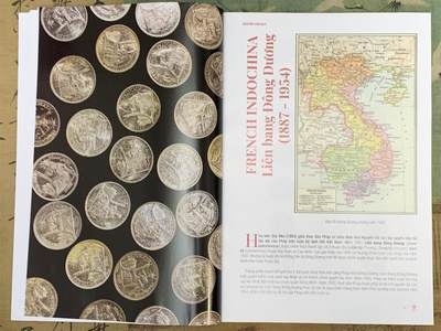 《竞宝斋》第430场 周日，周一，周二 3场连拍 （全场包邮） 越南最新发售的硬币类书籍，涵盖了法属印支至今所发行的金属流通币，铜板纸限量印刷，这本目录可用作工具书，也可收藏，细节见图。