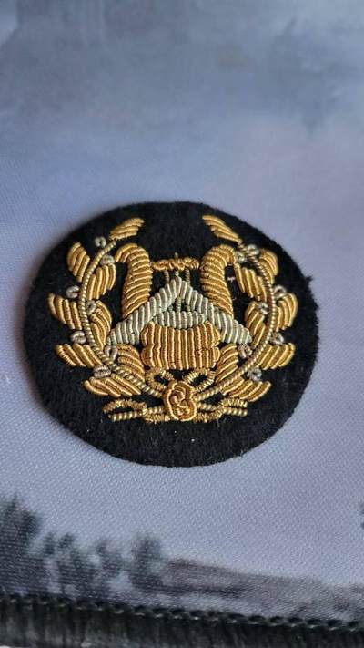 嘉宝良覃世界勋赏第17期拍卖 日本二战军乐官金属刺绣帽徽