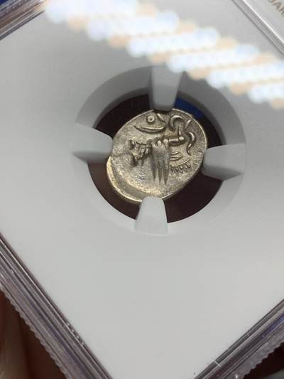 《竞宝斋》第430场 周日，周一，周二 3场连拍 （全场包邮） NGC AU53 柬埔寨1600-1860神鸟小鸟2PE银币