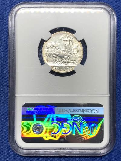 《竞宝斋》第430场 周日，周一，周二 3场连拍 （全场包邮） NGC AU55 意大利1913年四架马车女战神1里拉银币 少见圈版