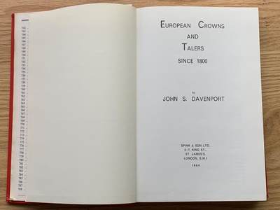 《竞宝斋》第430场 周日，周一，周二 3场连拍 （全场包邮） 达文波特欧洲克朗1800-至今 第二版，已绝版，PCGS和NGC官方参考目录，目录本身就是收藏品，近900克重