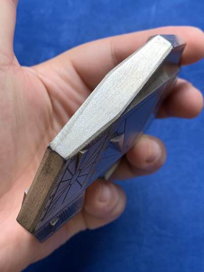 《竞宝斋》第430场 周日，周一，周二 3场连拍 （全场包邮） 法国信托投资局镀银铜章 92mm 813克 厚重压手 1991 丰饶角铜标