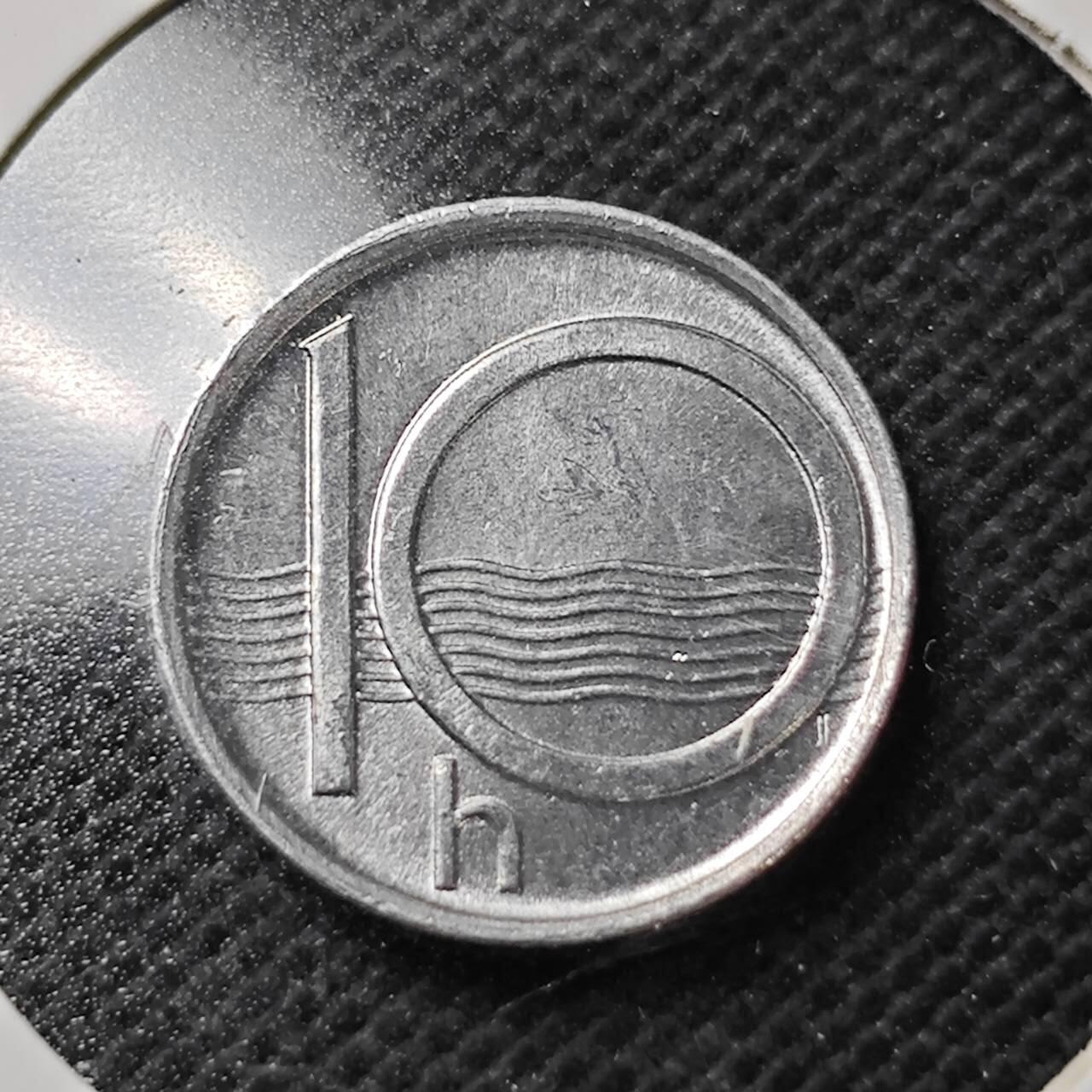 KK钱币收藏小铺  第356场  2月预留时间 周末发货  捷克10赫勒 好品