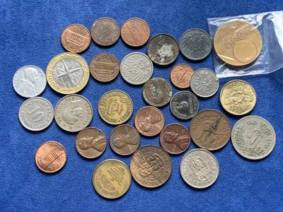 《竞宝斋》第430场 周日，周一，周二 3场连拍 （全场包邮） 29枚一组 各国19-20世纪流通帀，新手可以拿来当标本