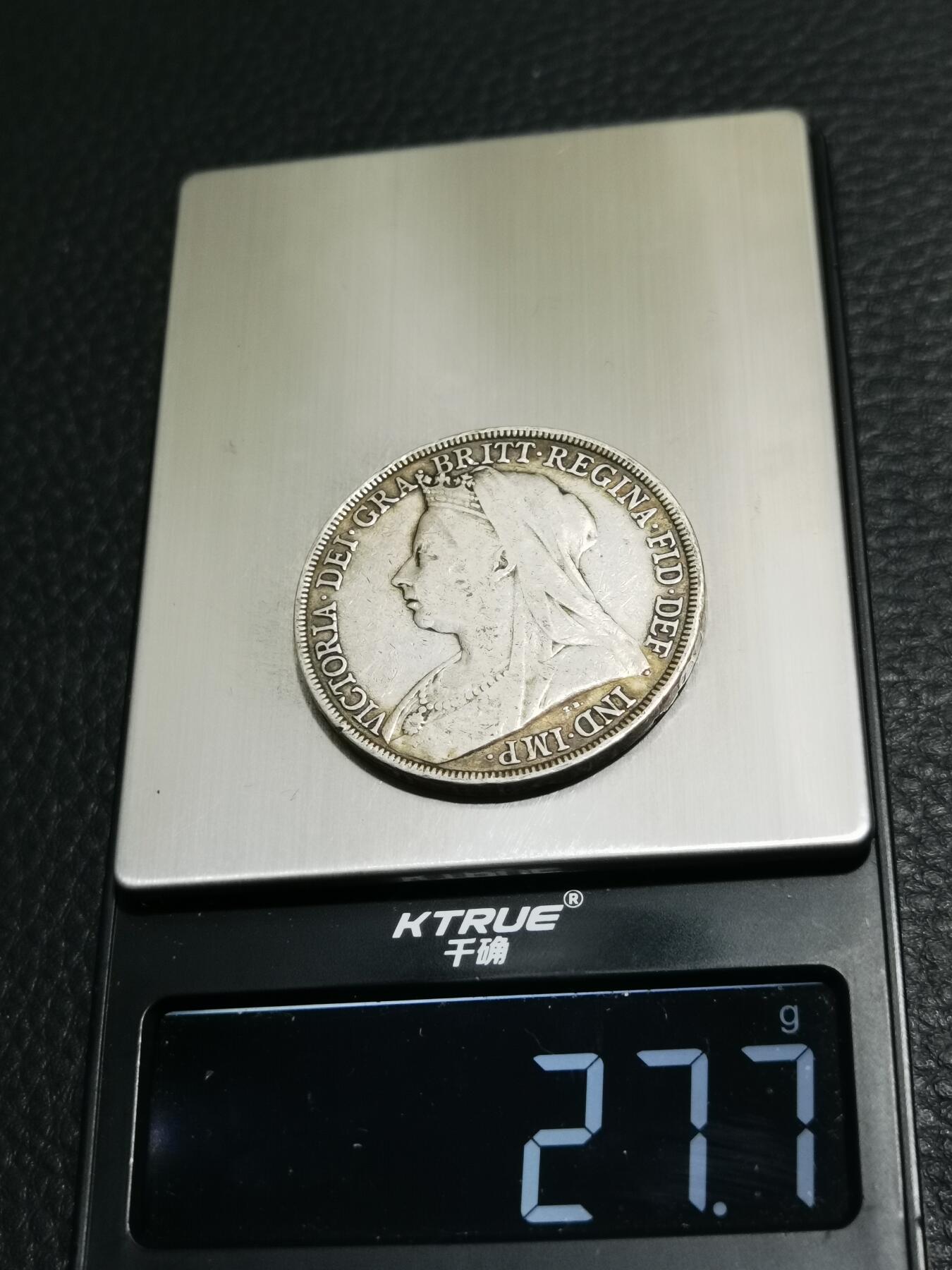 天下钱庄专场欢迎参拍 英国维多利亚披纱马剑银币