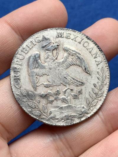 《竞宝斋》第430场 周日，周一，周二 3场连拍 （全场包邮） 墨西哥1880年花边8里亚尔银币