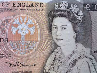 《竞宝斋》第430场 周日，周一，周二 3场连拍 （全场包邮） PMG 66EPQ 英国D序列 1984-86年10镑 青年女王和南丁格尔