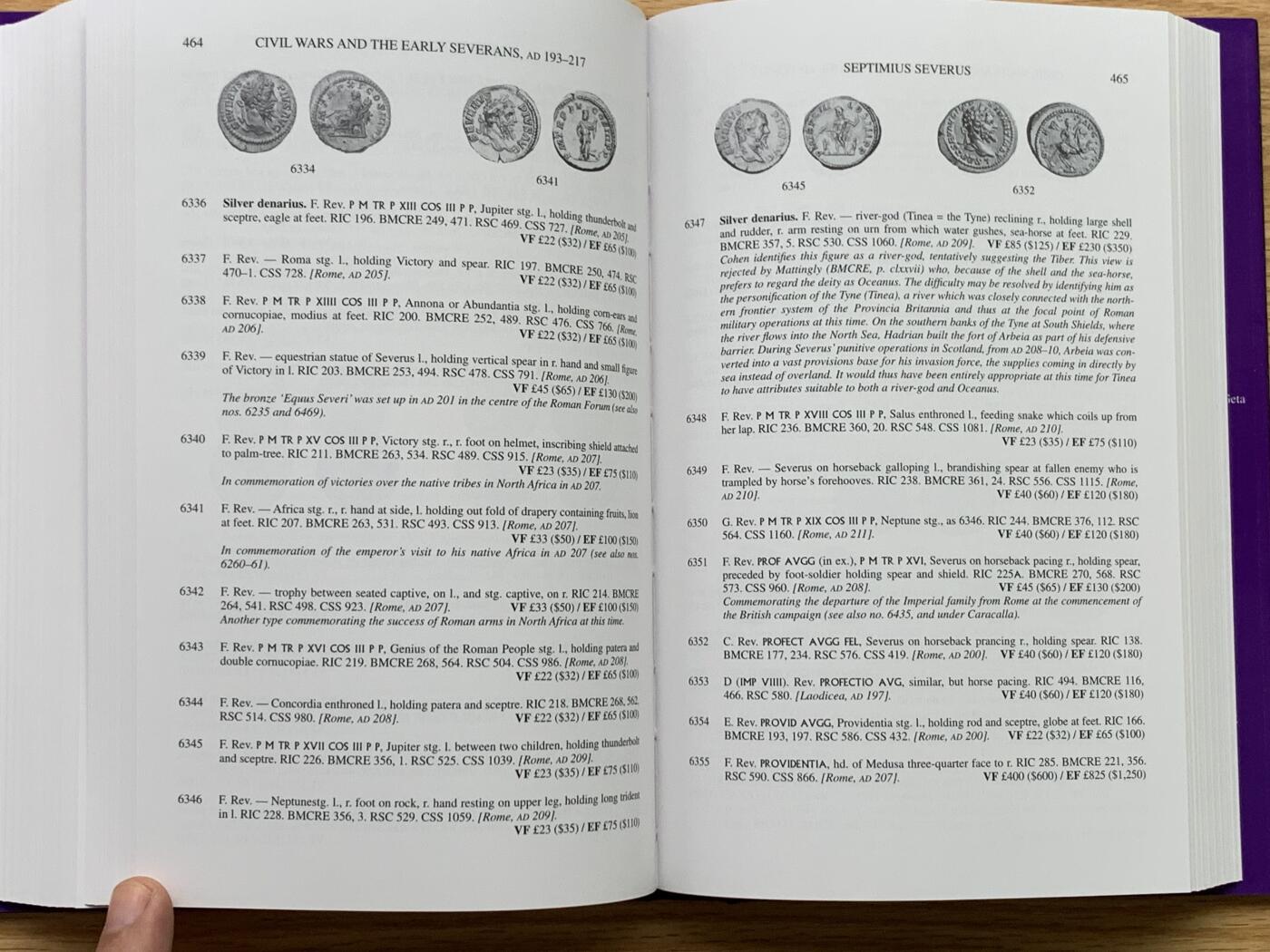 《竞宝斋》第430场 周日，周一，周二 3场连拍 （全场包邮） 古罗马钱币及其价值目录第二卷 公元96年-公元235年 重达1.35公斤
