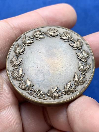 《竞宝斋》第430场 周日，周一，周二 3场连拍 （全场包邮） 法国谷物女神大铜章 44克 41mm 丰饶角铜标