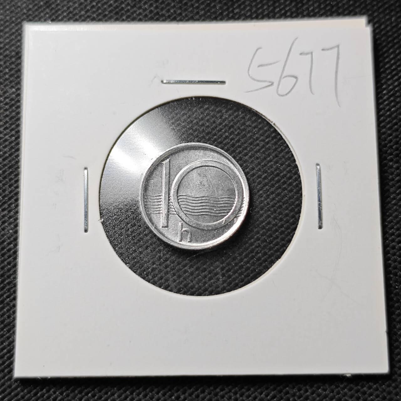 KK钱币收藏小铺  第356场  2月预留时间 周末发货  捷克10赫勒 好品